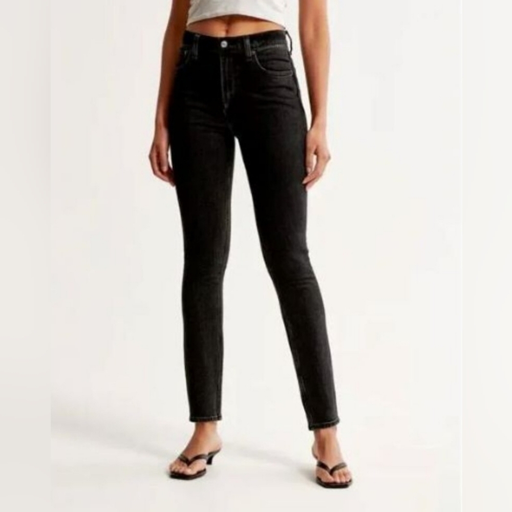 A&F skinny high rise